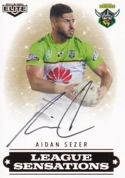 2019 NRL Elite - League Sensation Signature Series #LS02 Aidan Sezer Front